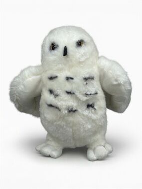 Brite way Large realistic Soft White Owl toy plush